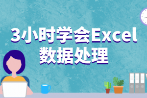 3小时学会Excel数据处置