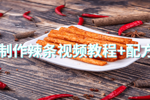 制作辣条视频教程+配方