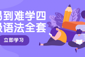 从易到难学四六级语法全套