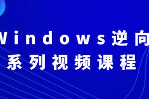 Windows逆向系列视频课程