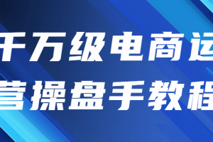 万万级电商运营操盘手教程