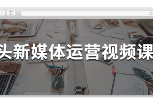 馒头新媒体运营视频课程