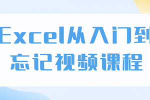 Excel从入门到遗忘视频课程