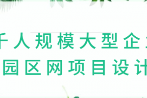千人规模大型企业园区网项目设计