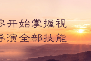 从零开始掌握视频导演全部技能