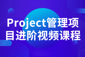 Project管理项目进阶视频课程