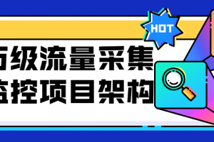 亿万级流量采集与监控项目架构