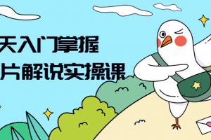 3天入门掌握纪录片解说实操课