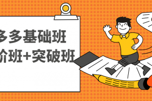 拼多多基础班+进阶班+突破班