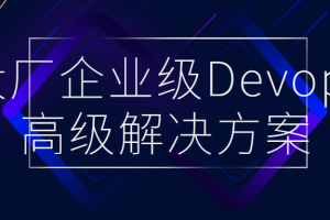 大厂企业级Devops高级解决方案