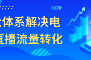 4大体系解决电商直播流量转化