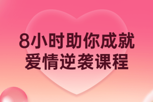 8小时助你成就爱情逆袭课程