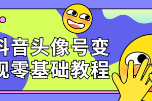 抖音头像号变现零基础教程