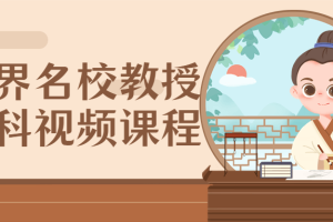 和世界名校教授学商科视频课程