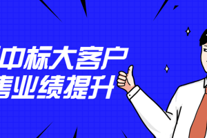 12天中标大客户销售业绩提升