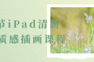22节iPad清新治愈质感插画课程