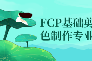 FCP基础剪辑调色制作专业入门