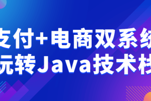 支付+电商双系统玩转Java技术栈
