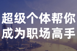超级个体帮你成为职场高手