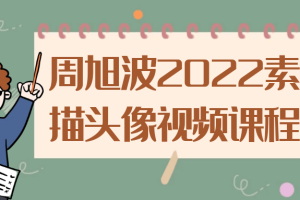 周旭波2022素描头像视频课程