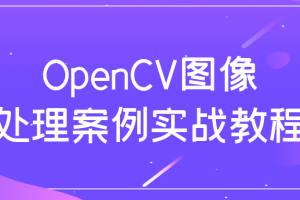 OpenCV图像处理案例实战教程