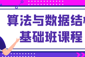算法与数据结构基础班课程