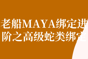 老船MAYA绑定进阶之高级蛇类绑定